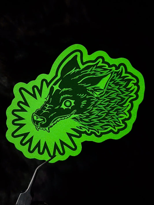 Fenris Glow In The Dark Sticker
