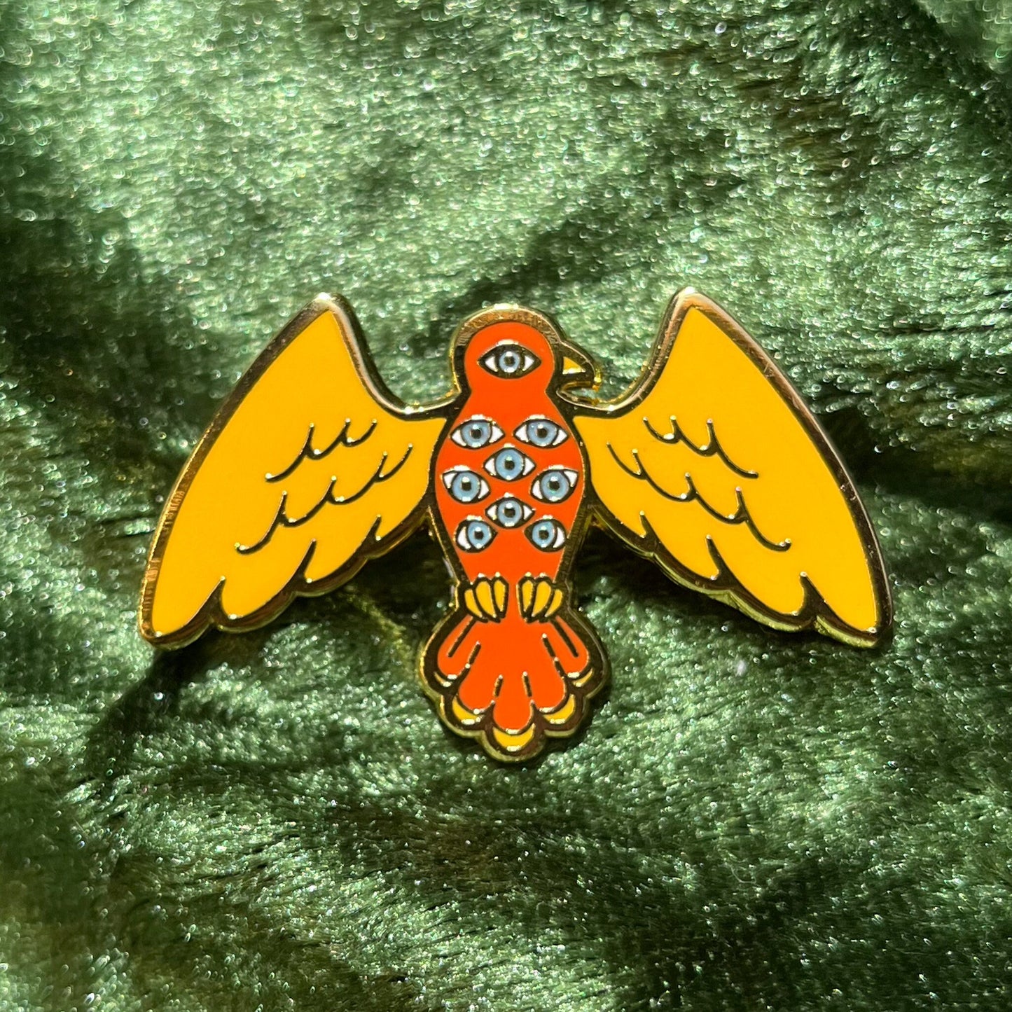 Medieval Biblically Accurate Bird Hard Enamel Pin