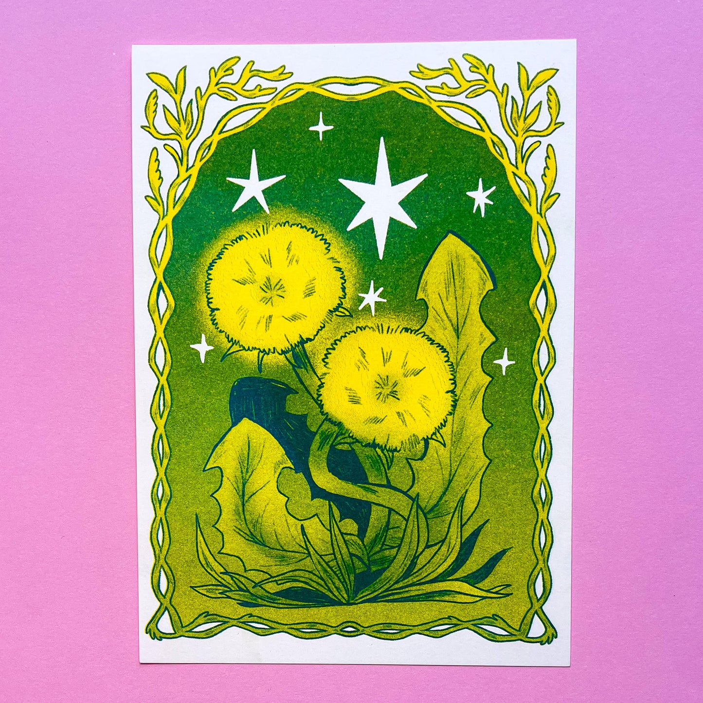 Dandelion Riso Print
