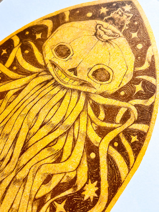 Over The Garden Wall Enoch Woodburn Riso Print