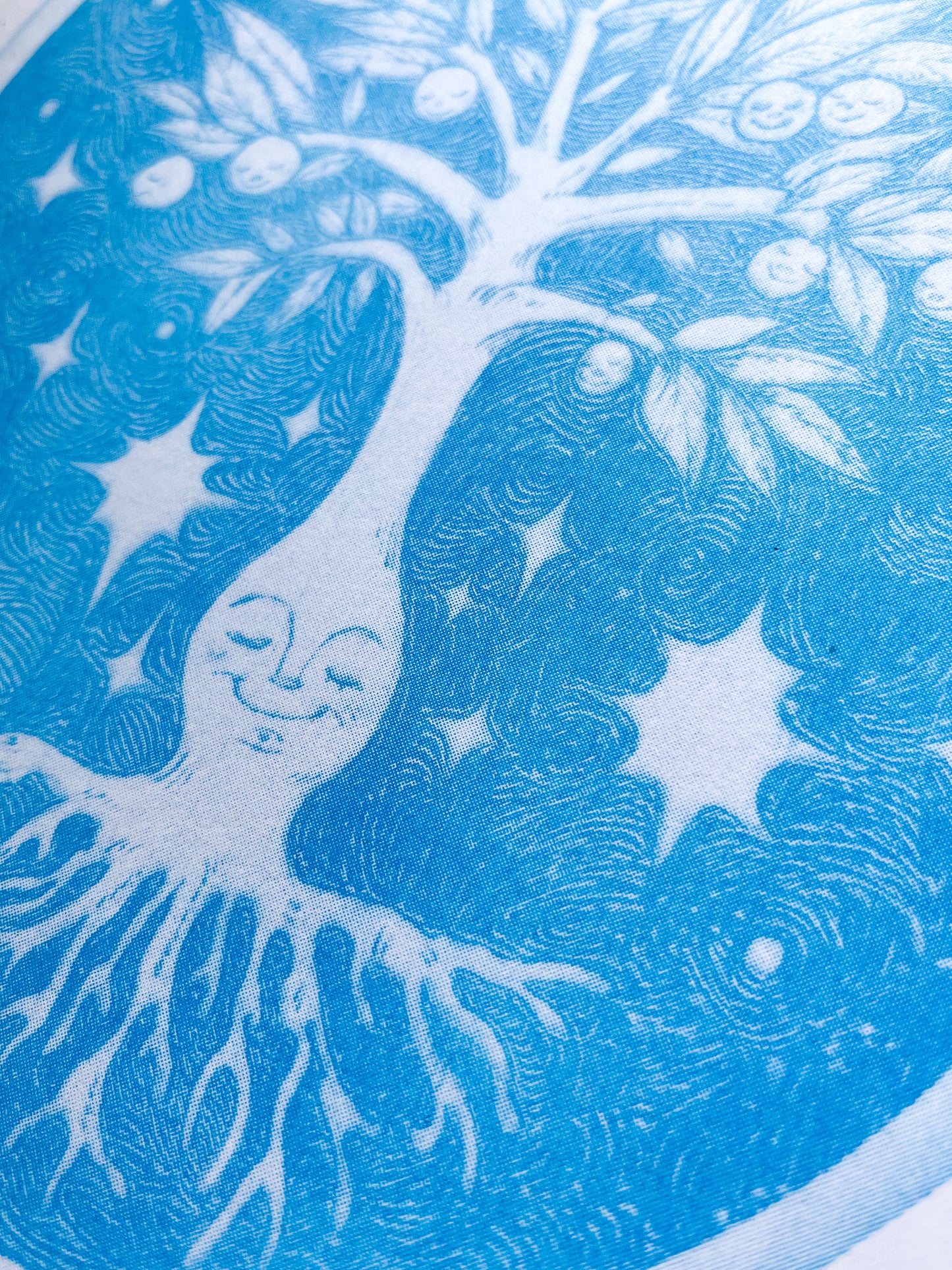 Mother of Many Mandrake Medieval Woodburn Riso Print