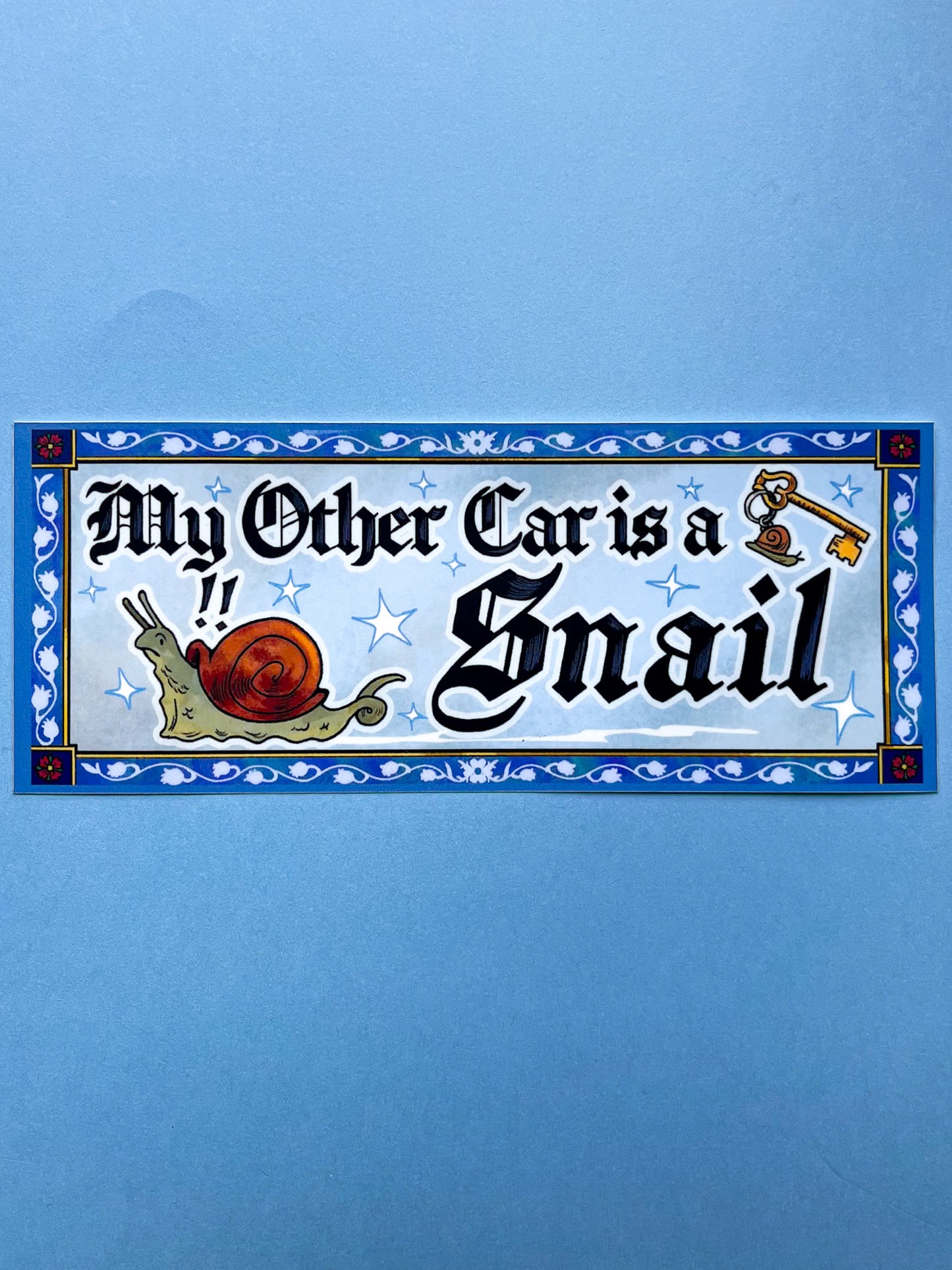 My Other Car Is A Snail Bumper Sticker