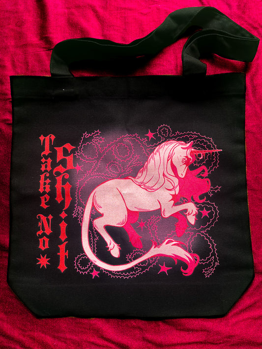 Take No Shit Canvas Tote Bag