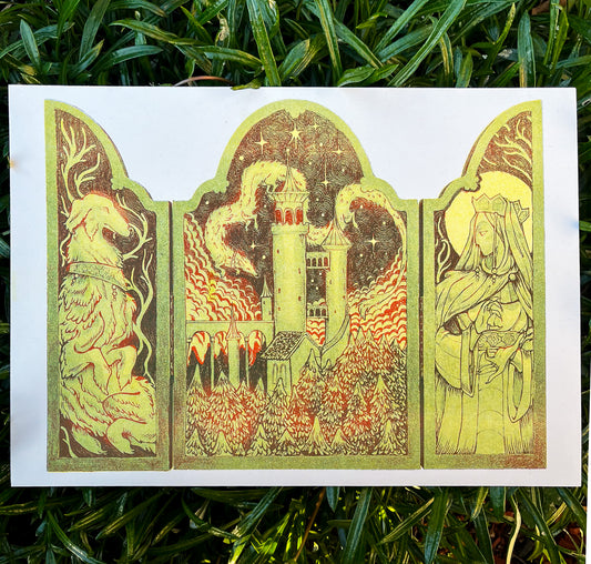 An Ideal Conurbation Woodburn Riso Print