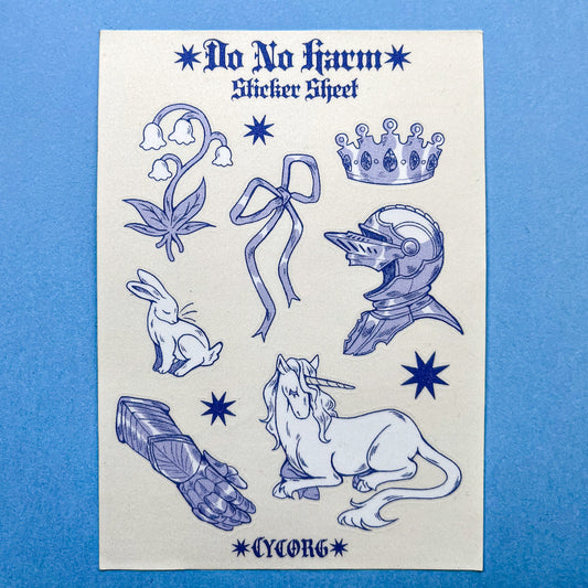 Do No Harm Sticker Sheet