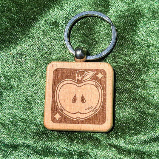 Engraved Wooden Keychains - Assorted Designs