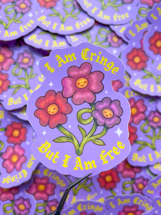I Am Cringe Vinyl Sticker