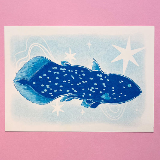 Coelacanth Riso Print