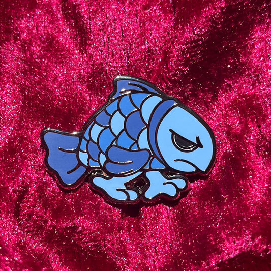 Medieval Fish Hard Enamel Pin