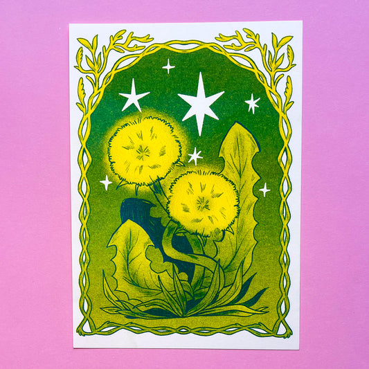 Dandelion Riso Print
