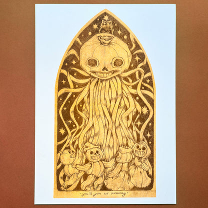 Over The Garden Wall Enoch Woodburn Riso Print
