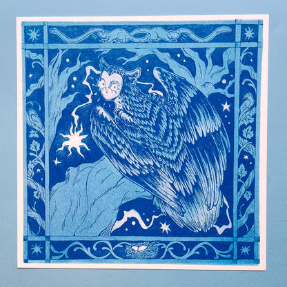 Harpy Riso Print