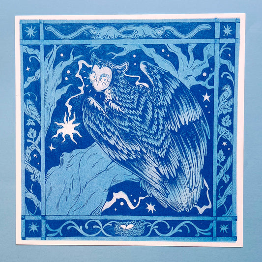 Harpy Riso Print