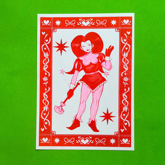 Love Jester Riso Print