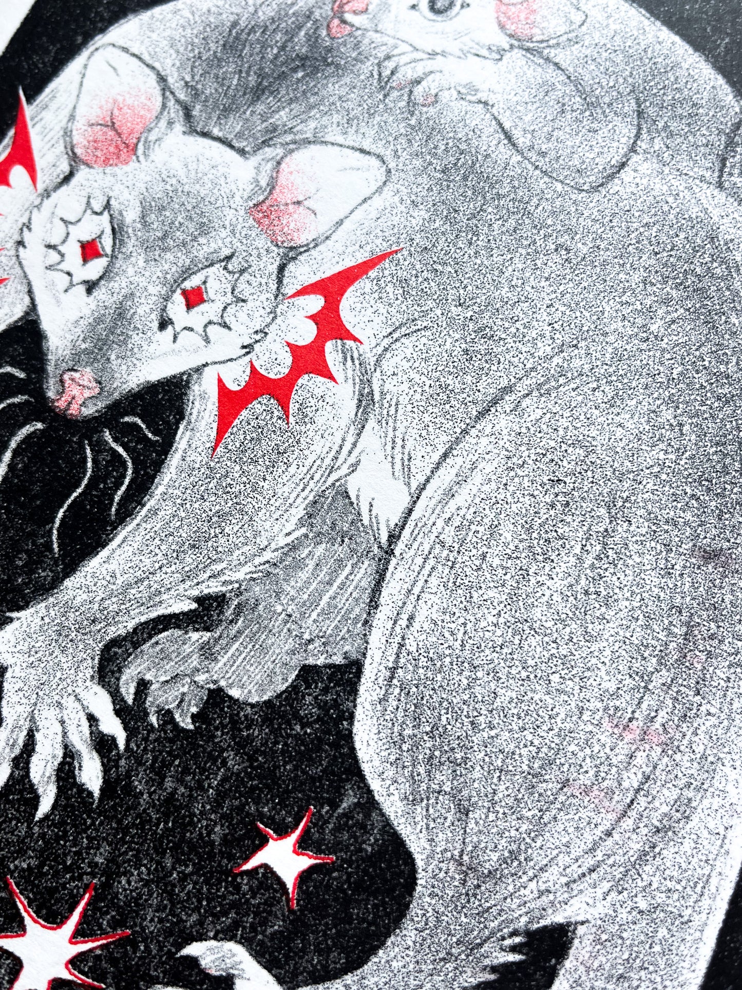 Possum Riso Print