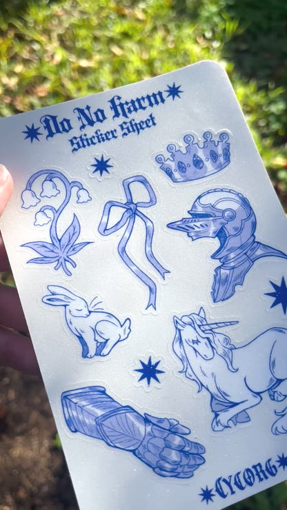 Do No Harm Sticker Sheet