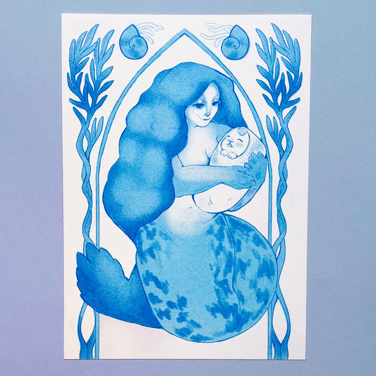 Selkie Riso Print