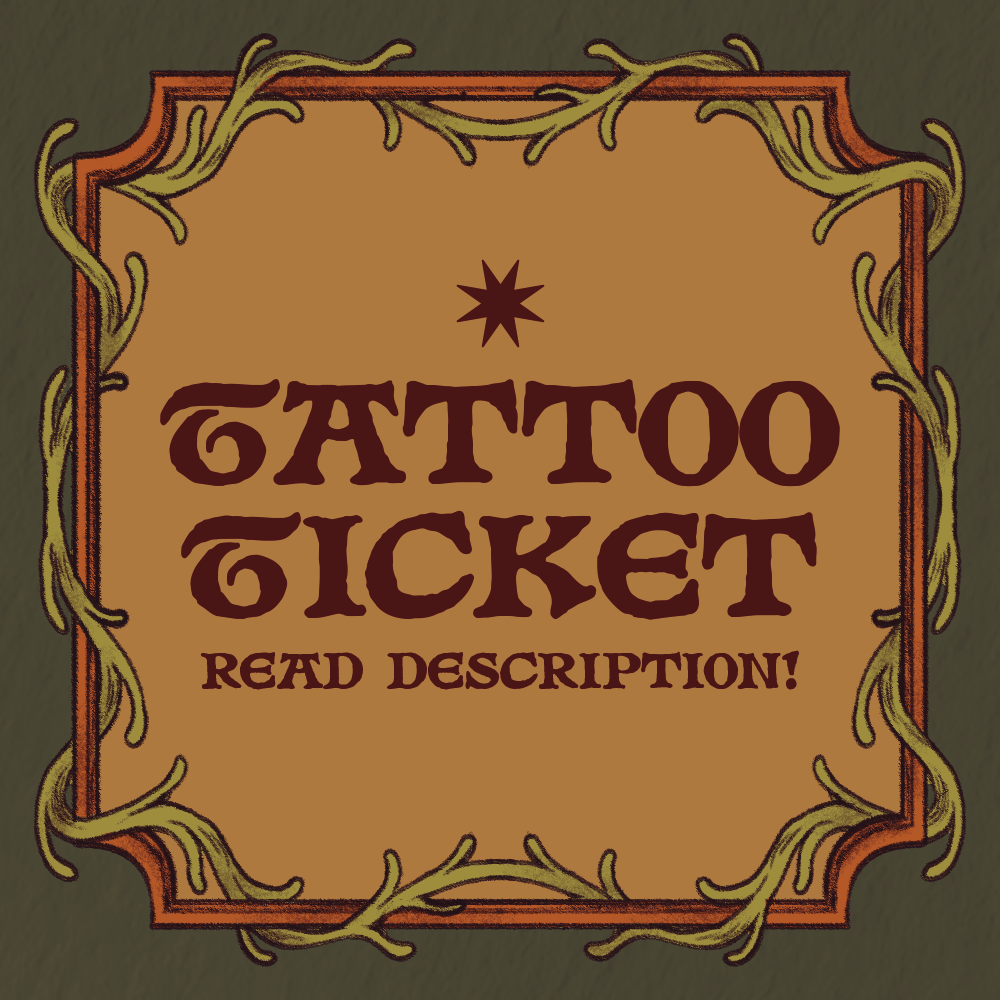 Tattoo Ticket - Digital Download