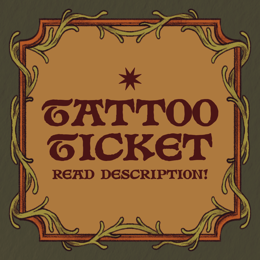 Tattoo Ticket - Digital Download